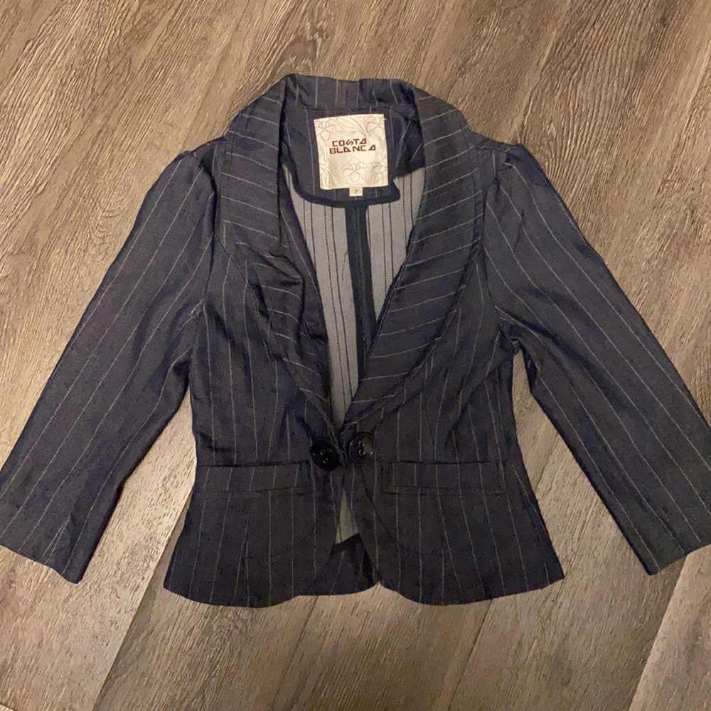 Size 2 Pinstripe Jacket
